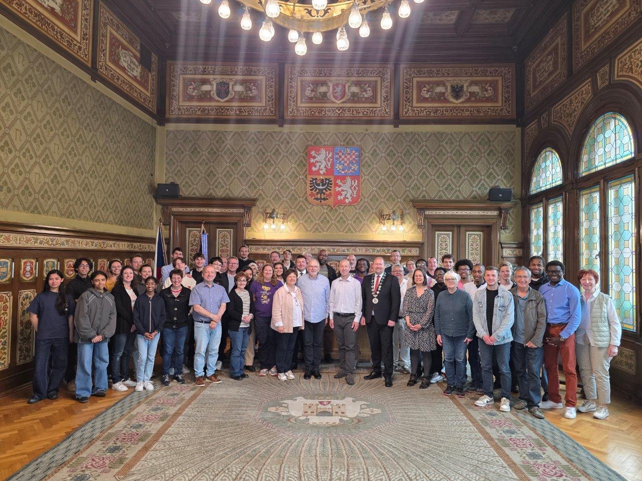 Slavnostní přijetí delegace z partnerského města Persan (Francie)