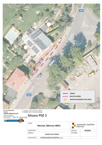 Dopravní omezení v ul. Kladská a okolí – Náchod-Běloves