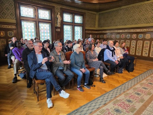 Slavnostní přijetí delegace z partnerského města Persan (Francie)