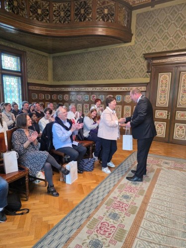 Slavnostní přijetí delegace z partnerského města Persan (Francie)