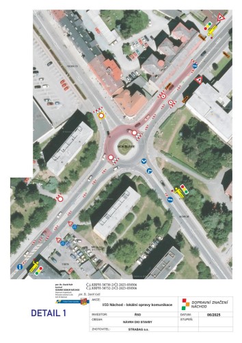 Upozornění na dopravní omezení v Náchodě