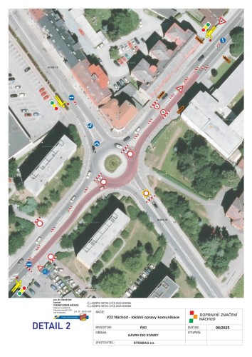 Upozornění na dopravní omezení v Náchodě