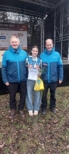 Stříbro z Mistrovství ČR v přespolním běhu