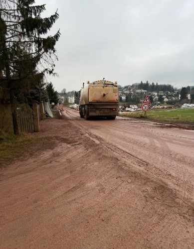 Informace k čištění komunikací v souvislosti se stavbou obchvatu Náchoda