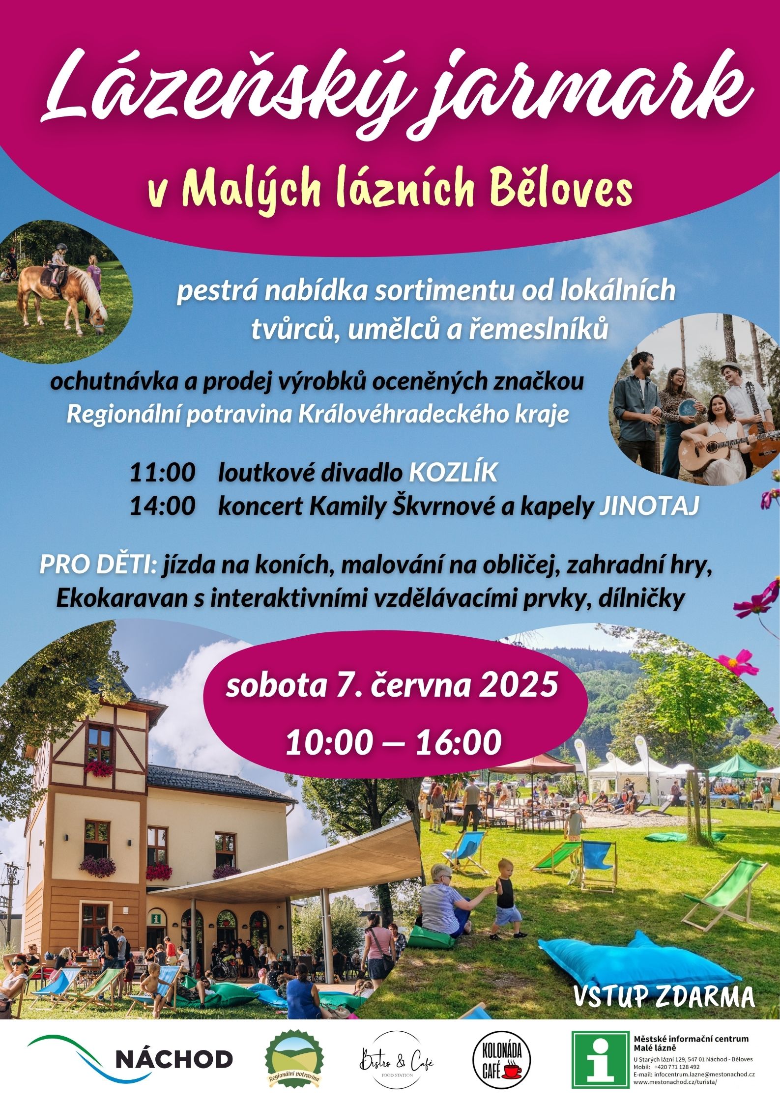 PlakátLázeňský jarmark v Malých lázních