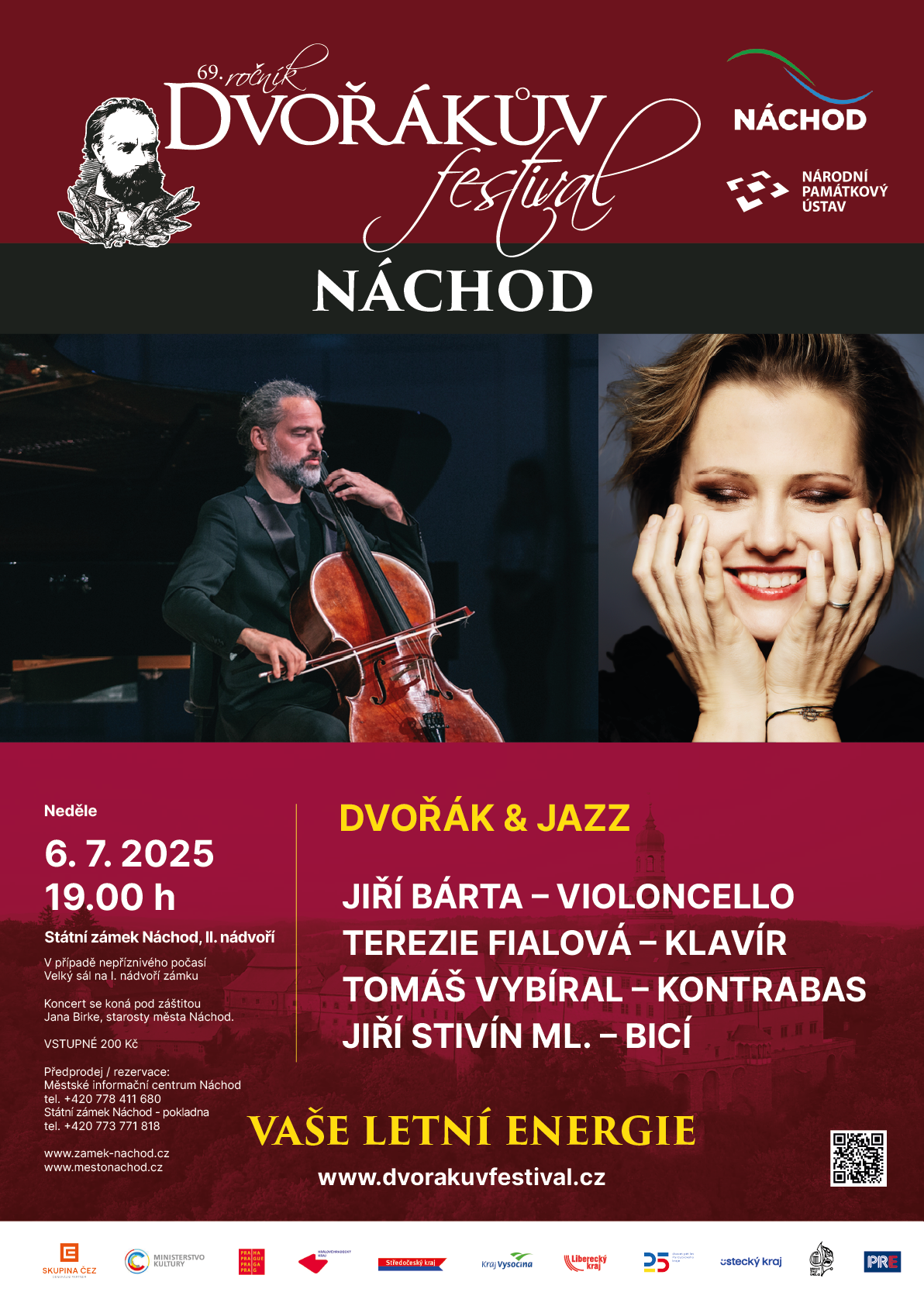 PlakátDvořákův festival: Dvořák & Jazz