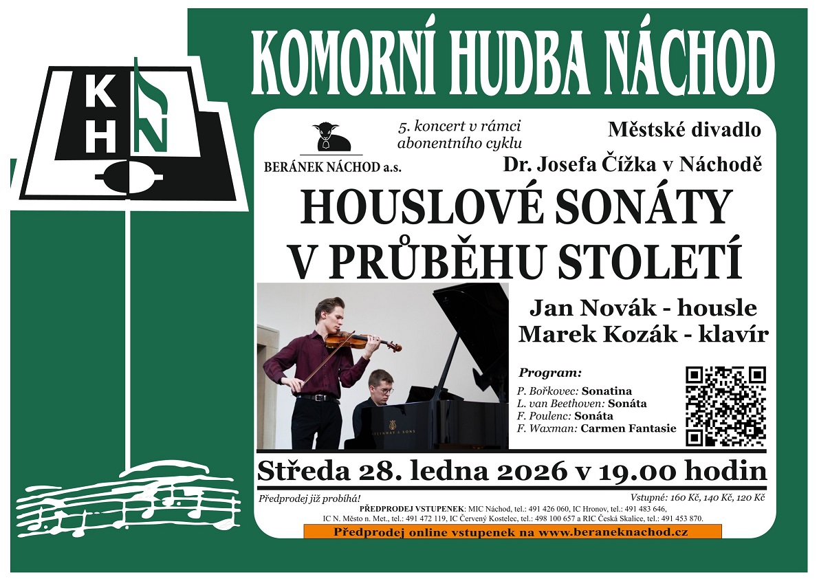 PlakátHouslové sonáty v průběhu století