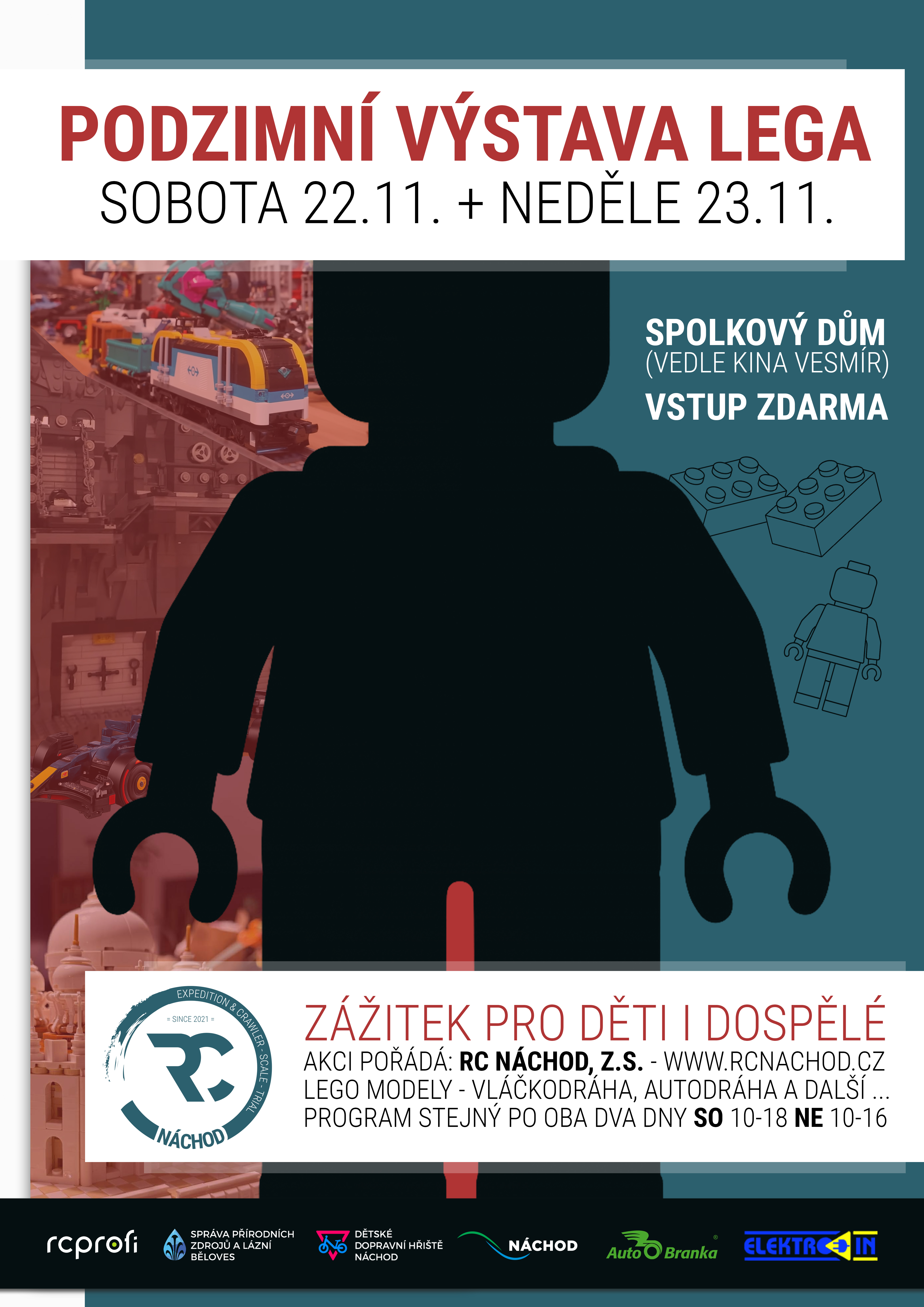 PlakátPodzimní výstava LEGA s RC Náchod