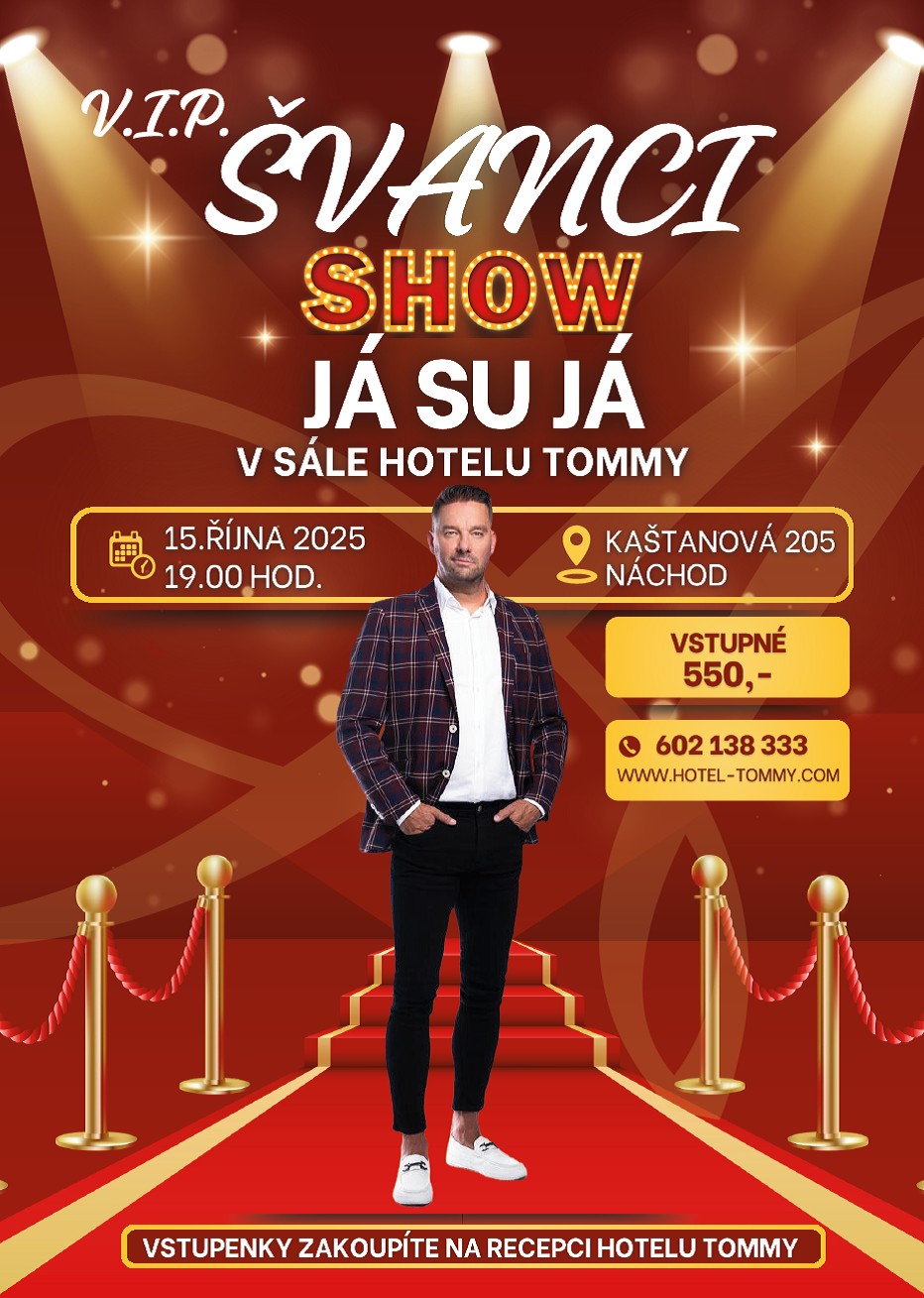 PlakátV.I.P. Švanci show – Já su já