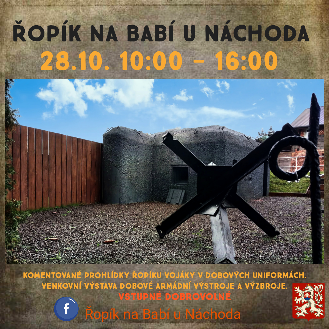 PlakátOtevření Řopíku na Babí u Náchoda