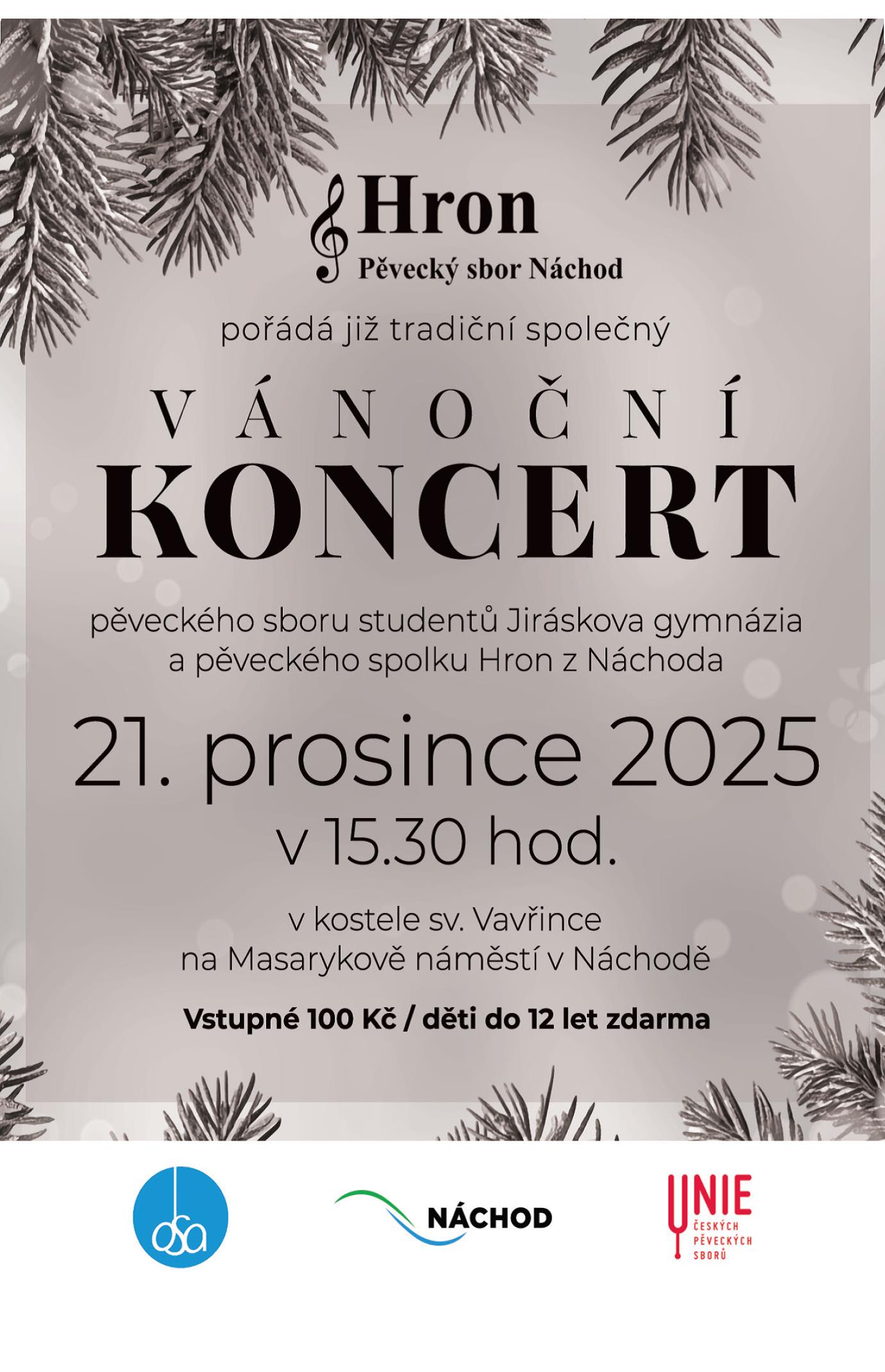 PlakátVánoční koncert