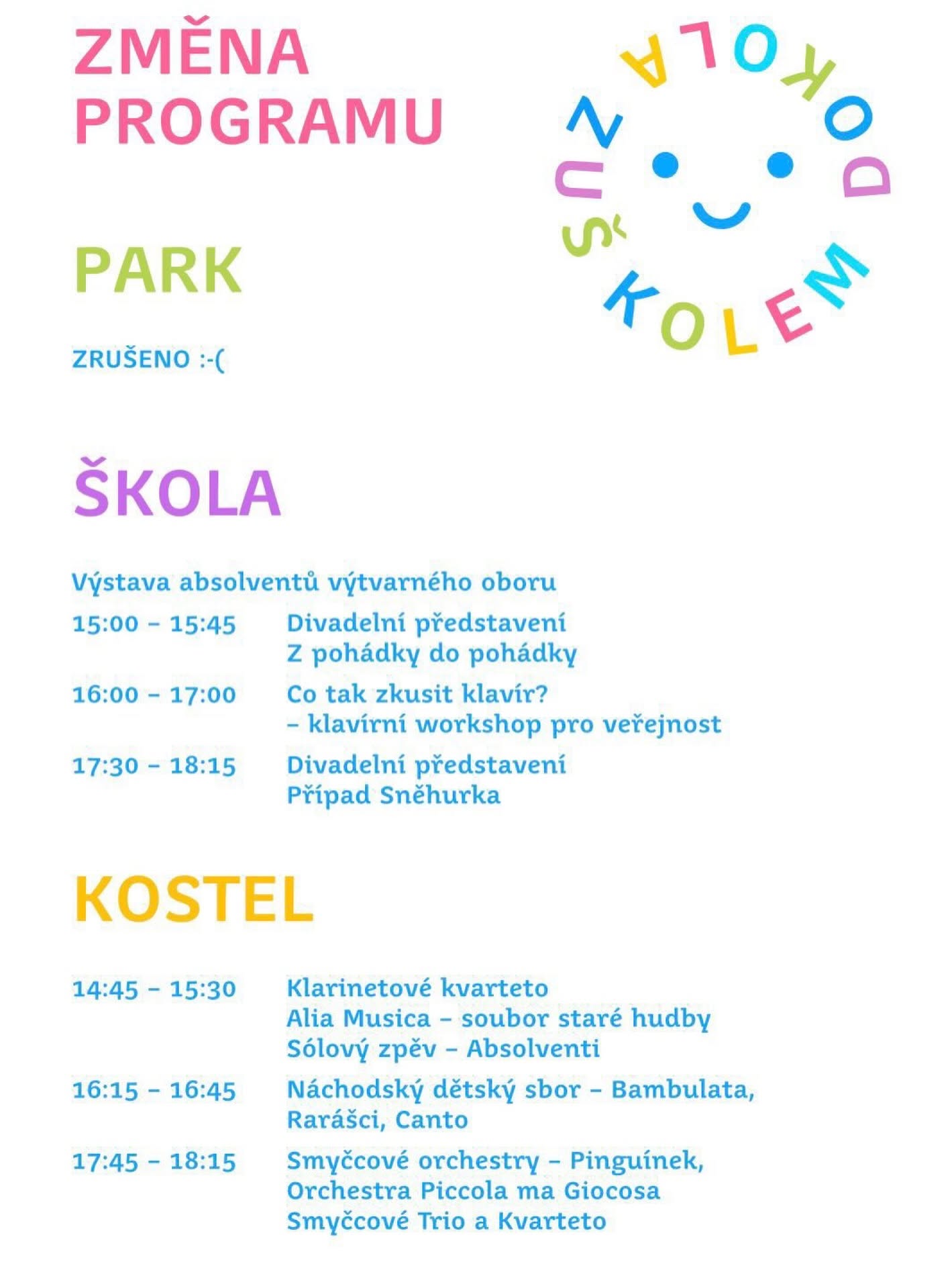 PlakátZUŠ Kolem dokola