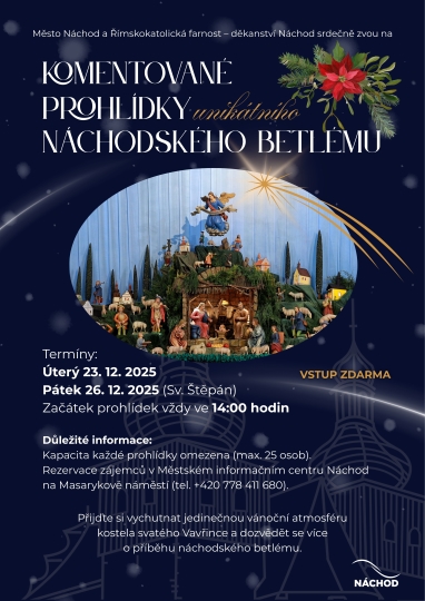 Komentované prohlídky náchodského betlému